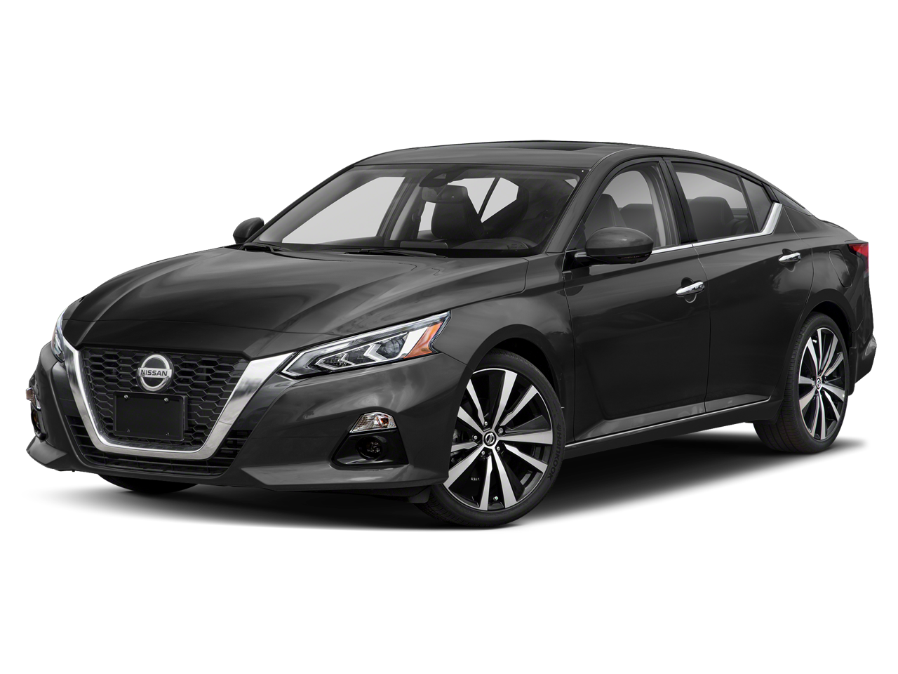 2020 Nissan Altima 2.5 SL in Gun Metallic — front three-quarter view