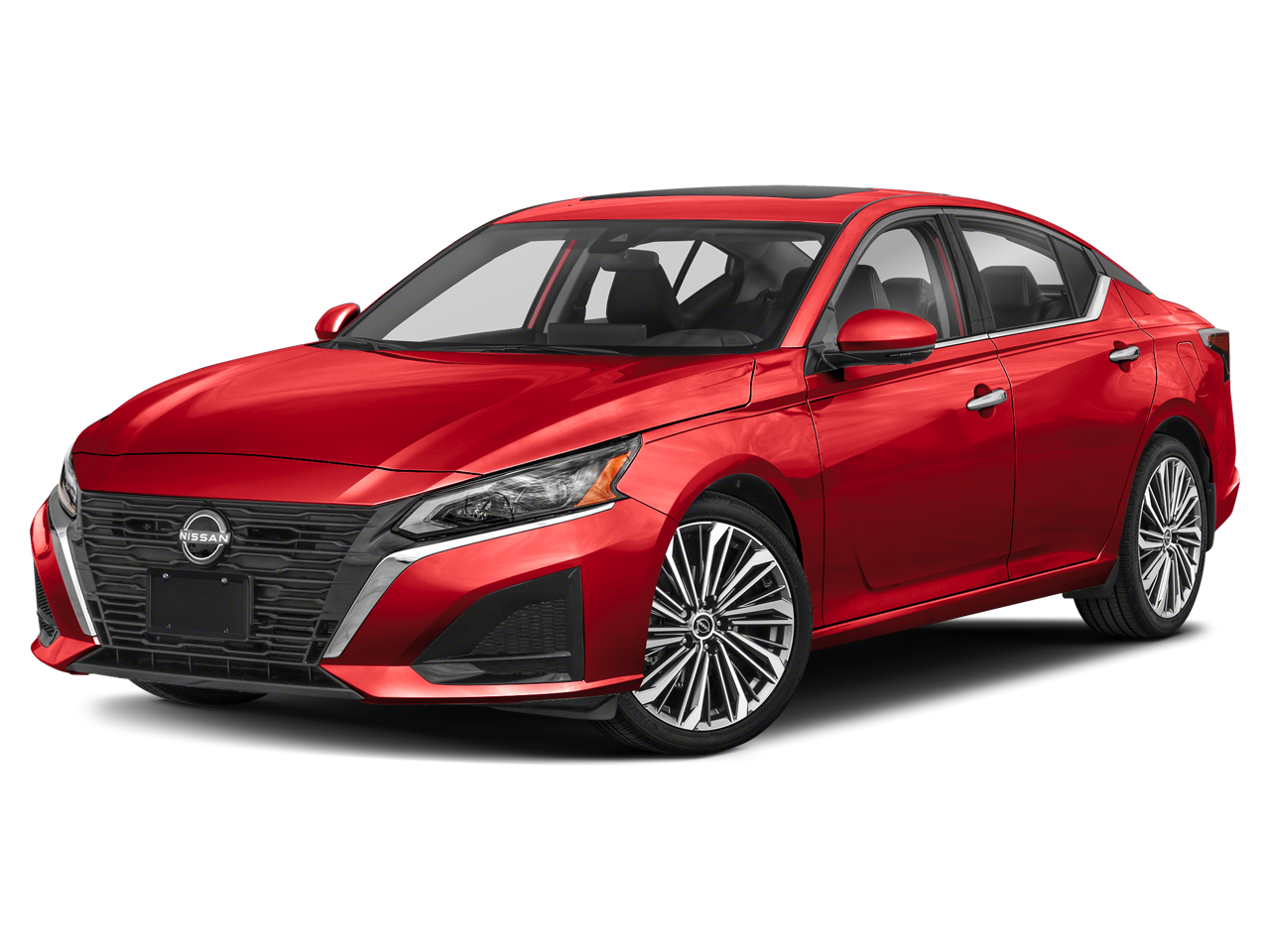 2023 Nissan Altima 2.5 SL in Scarlet Ember Tintcoat — front three-quarter view
