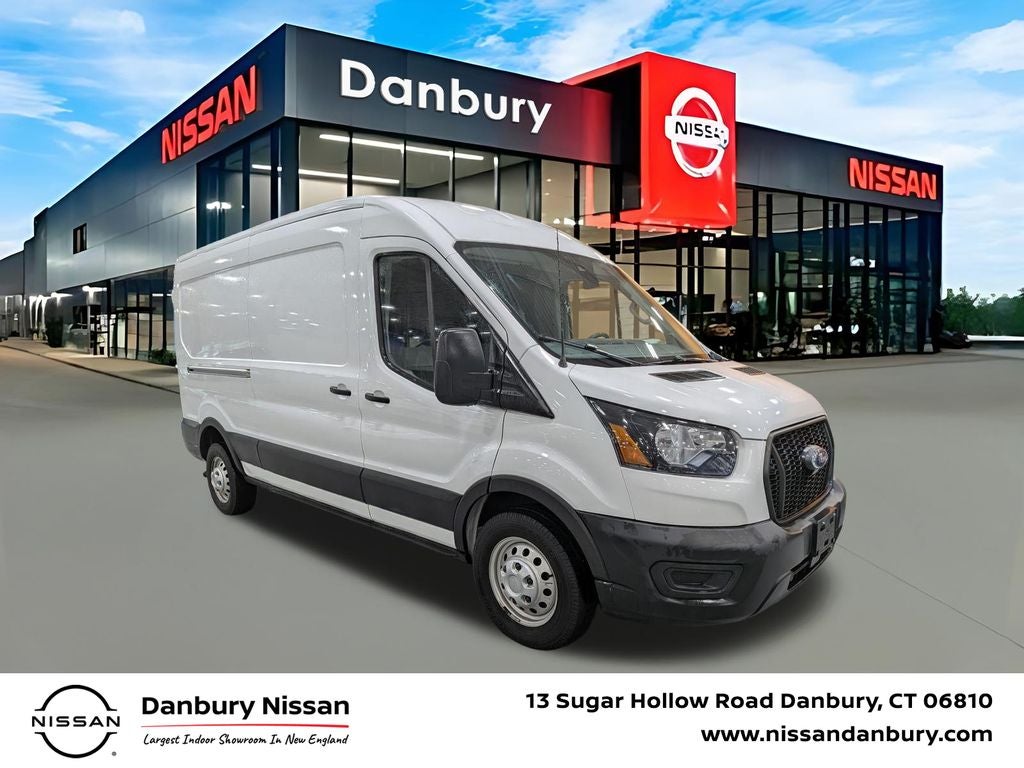 2023 Ford Transit-250 Base in Oxford White — front three-quarter view