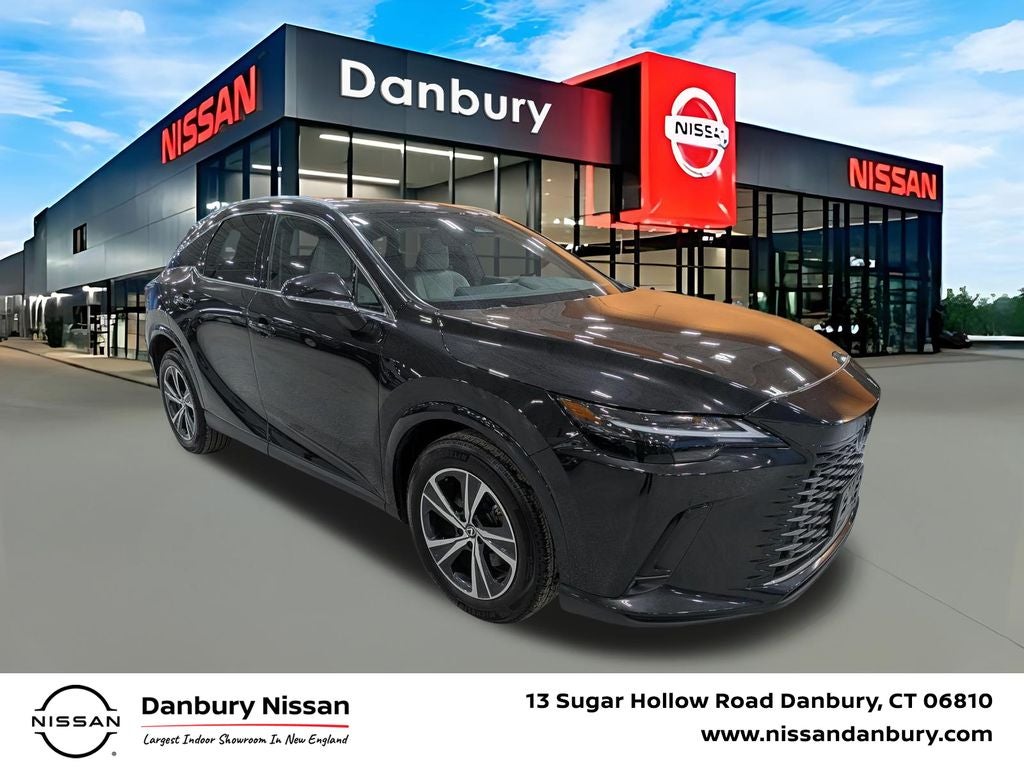 2024 Lexus RX 350 Premium in Caviar — front three-quarter view
